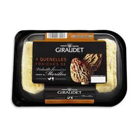 GIRAUDET Quenelles fraiches de volaille aux morilles 320g