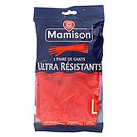 MARQUE REPÈRE, MAMISON Gants ultra résistant Taille L la paire