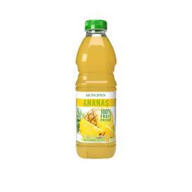 MONOPRIX 100% pur jus d'ananas 1l