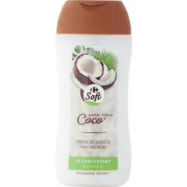 CARREFOUR SOFT Gel Douche Réconfortant coco 250ml
