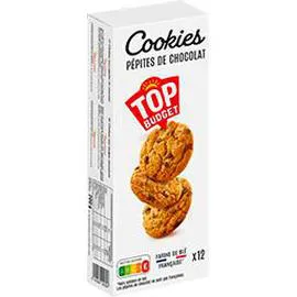 TOP BUDGET Cookies pépites de chocolat 200g