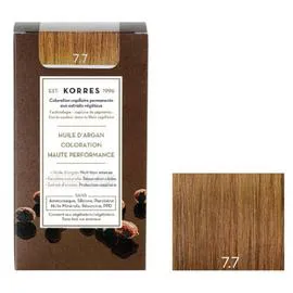KORRES Coloration Permanente Huile d'Argan, Blond Marron 7.7 l'unité