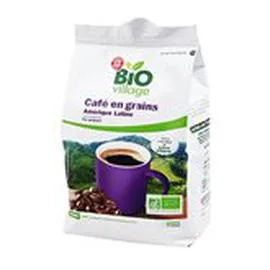  Café en grain Bio Village Bio Pur arabica 500g
