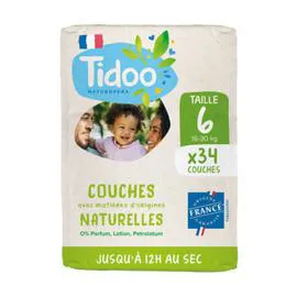 TIDOO Tidoo Couches avec Matières Naturelles T6 (16-30kg) x34