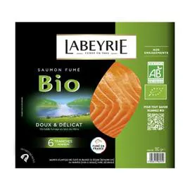 LABEYRIE Saumon fumé bio 180g