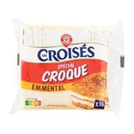 MARQUE REPÈRE, LES CROISÉS Fromage fondu Emmental - Croque-monsieur x10 x10