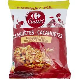 CARREFOUR CLASSIC' Cacahuètes grillées à sec 500g