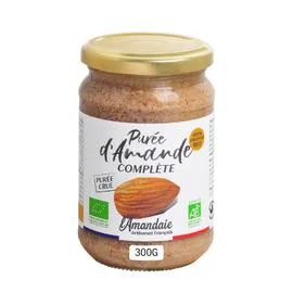 L'AMANDAIE Purée d'amande complète crue BIO 300g