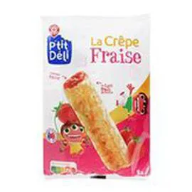 MARQUE REPÈRE, P'TIT DÉLI Crêpes fourrées Fraise 256g