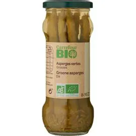 CARREFOUR BIO Asperges bio vertes grosses 37cl