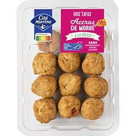 CITÉ MARINE Accras de morue à la Créole 180g