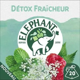 THÉ ÉLÉPHANT Infusion detox fraicheur 36g