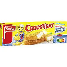 FINDUS Croustibat - Bâtonnets de filets de colin d'Alaska panés 480g
