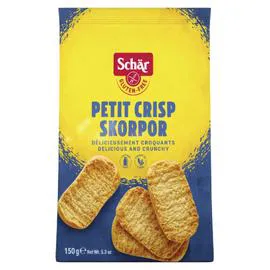 SCHÄR Petits grillés Crisp Scorpor sans gluten et sans lactose 150g