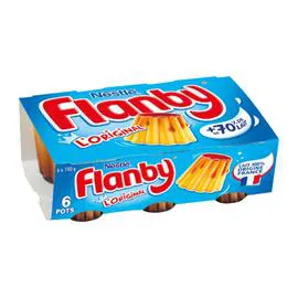 FLANBY Flan vanille caramel 6x100g
