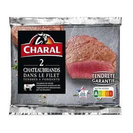 CHARAL Châteaubriands Dans Le Filet, Tendre Et Savoureux 300g