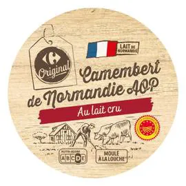 CARREFOUR ORIGINAL Camembert au lait cru AOP 250g