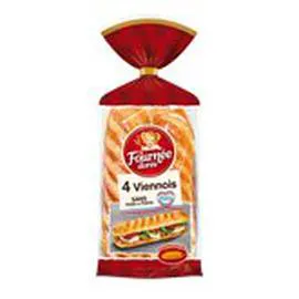 LA FOURNÉE DORÉE Pains Viennois x4 349g