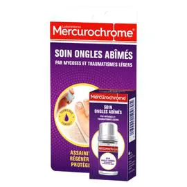 MERCUROCHROME Soin des ongles mycoses ou traumatismes 3,3ml