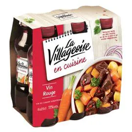 LA VILLAGEOISE Vin rouge 6x25cl