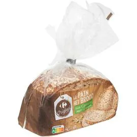 CARREFOUR ORIGINAL Pain aux céréales tranché 500g