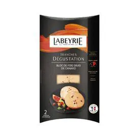 LABEYRIE Tranches dégustation foie gras de canard 75g
