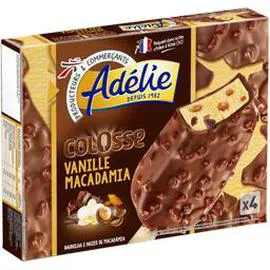 ADÉLIE Glace vanille macadamia Colosse 4x100ml