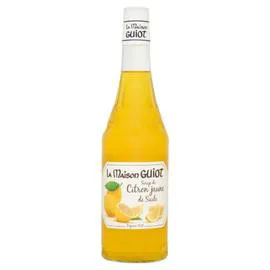 LA MAISON GUIOT Sirop citron jaune de Sicile 70cl