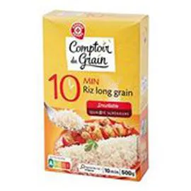 MARQUE REPÈRE, COMPTOIR DU GRAIN Riz long 500g