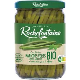 ROCHEFONTAINE Haricots verts bio extra-fins 280g