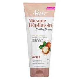 NAIR Masque Dépilatoire 3En1 À L'Argile Naturelle Et Au Beurre De Karité 180ml
