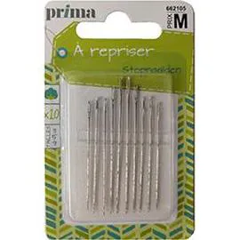 LA BROSSE ET DUPONT, PRIMA Aiguilles à repriser coton x10