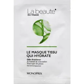 LA BEAUTÉ DU VISAGE Le masque tissu qui hydrate l'unité