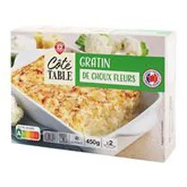 MARQUE REPÈRE, CÔTÉ TABLE Gratin choux fleurs 450g