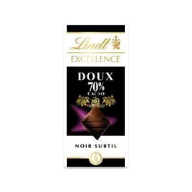 LINDT, EXCELLENCE Chocolat noir 70% 100g