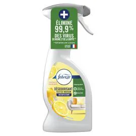 FEBREZE Désodorisant Désinfectant Textile Maison Fraîcheur D'Agrumes 375ml