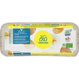 MONOPRIX BIO Oeuf bio frais x10