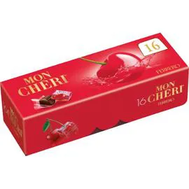 FERRERO, MON CHÉRI Bouchées Liqueur cerise x16 168g