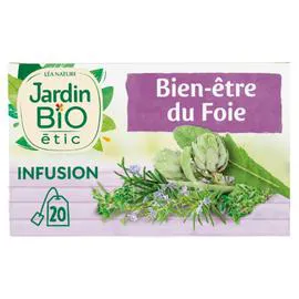 LÉA NATURE, JARDIN BIO ÉTIC Infusion bien-être du foie Bio 28g
