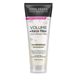 JOHN FRIEDA Shampooing Epaississant Volume + Force Filler 250ml