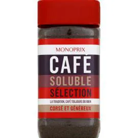 MONOPRIX Café soluble Sélection 200g