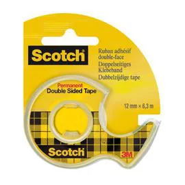 3M, SCOTCH Adhésif double face avec dévidoir l'unité