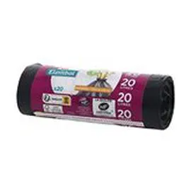 MARQUE REPÈRE, ELEMBAL Sacs poubelle 20L Poignées coulissantes - x20 x20