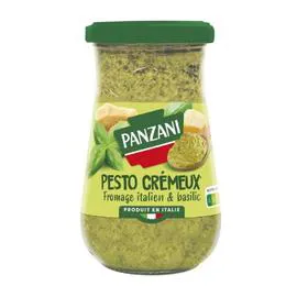PANZANI Pesto crémeux fromage italien et basilic 200g
