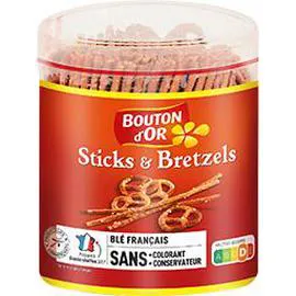BOUTON D'OR Sticks & bretzels 300g