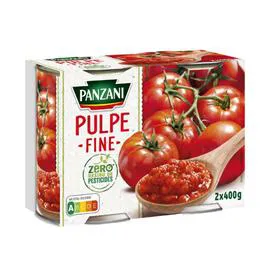PANZANI Pulpes fine de tomates 2x400g