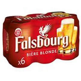 MARQUE REPÈRE, FALSBOURG Bière blonde Canette - 4.2%vol. 6x33cl