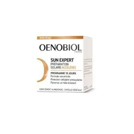 OENOBIOL Complément Alimentaire Bronzage Préparateur Solaire Accélérée Sun Expert x15