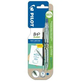 PILOT Stylo-Bille Rechargeable Bleu B2P Eco Ball + Recharge l'unité