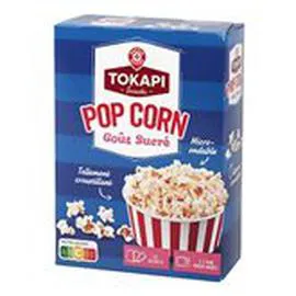 MARQUE REPÈRE, TOKAPI Pop corn Micro-ondable 3x90g